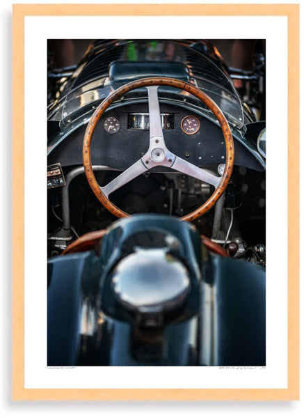 BRM P15 V16 mk1 (detail) A3 (297 x 420 mm / 11.7 x 16.5 in) / Wood Frame (Printed on Fine Art Paper) / No Mount