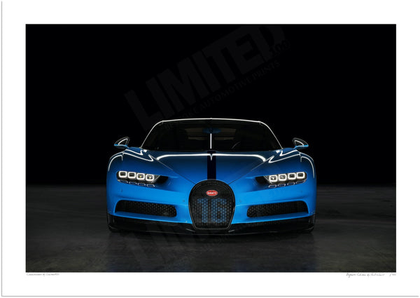 Bugatti Chiron A3 (297 x 420 mm / 11.7 x 16.5 in) / Print-Only (Fine Art Paper) / No Mount Posters Prints & Visual