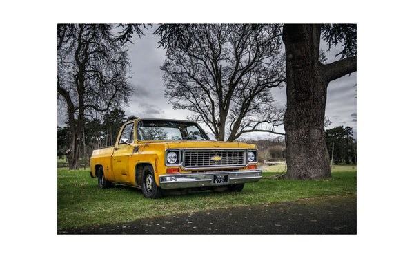 1973 Chevrolet C10 A3 (297 x 420 mm / 11.7 x 16.5 in) / Aluminium Composite / No Mount