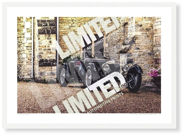 Aston Martin Short Chassis Le Mans 1933 at Turvey Abbey (Departure)