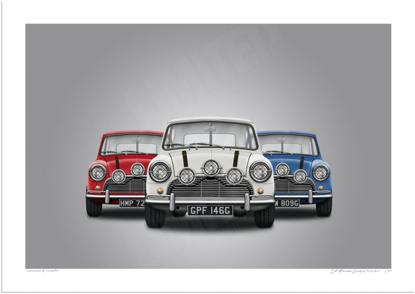 Self Preservation Society (grey) A3 (297 x 420 mm / 11.7 x 16.5 in) / Print-Only (Fine Art Paper) / No Mount