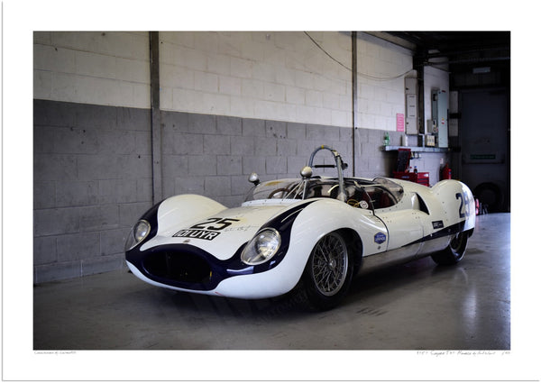 1959 Cooper T49 Monaco A3 (297 x 420 mm / 11.7 x 16.5 in) / Print-Only (Fine Art Paper) / No Mount