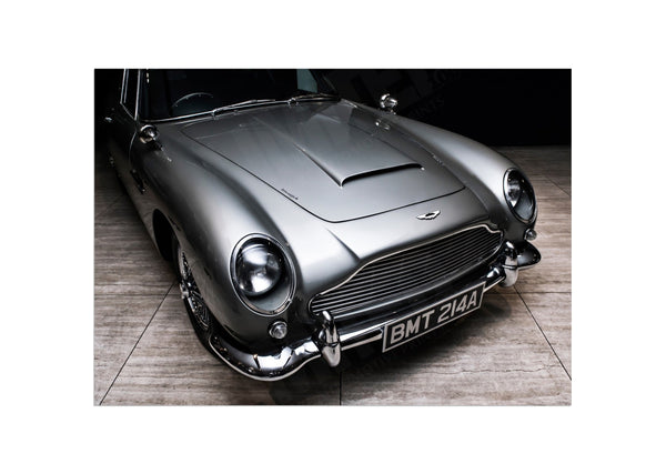 Aston Martin DB5 (BMT 214A) A3 (297 x 420 mm / 11.7 x 16.5 in) / Aluminium Composite / No Mount
