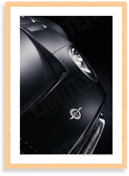 Spyker C8 Double 12S (detail) A3 (297 x 420 mm / 11.7 x 16.5 in) / Wood Frame (Printed on Fine Art Paper) / No Mount