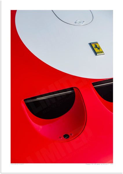 Ferrari 330 LMB detail A3 (297 x 420 mm / 11.7 x 16.5 in) / Print-Only (Fine Art Paper) / No Mount