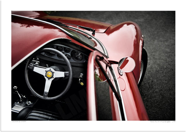 Ferrari Dino 246 GT A3 (297 x 420 mm / 11.7 x 16.5 in) / Print-Only (Fine Art Paper) / No Mount