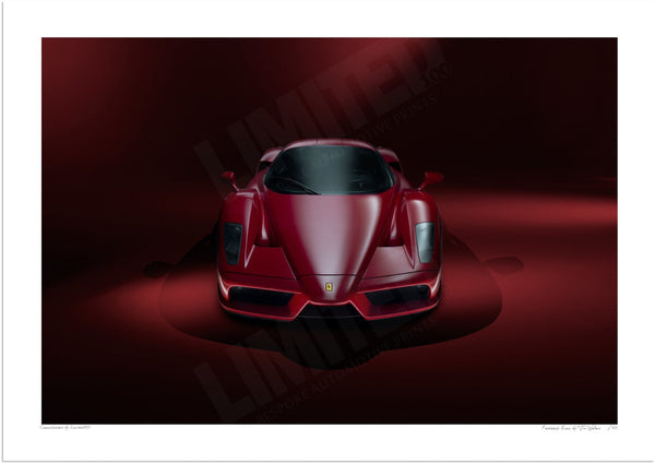 Ferrari Enzo A3 (297 x 420 mm / 11.7 x 16.5 in) / Print-Only (Fine Art Paper) / No Mount