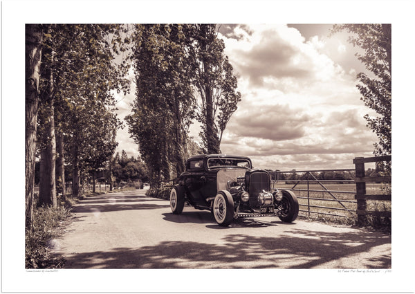 1932 Ford Hot Rod at Statfold Barn Railway A3 (297 x 420 mm / 11.7 x 16.5 in) / Print-Only (Fine Art Paper) / No Mount