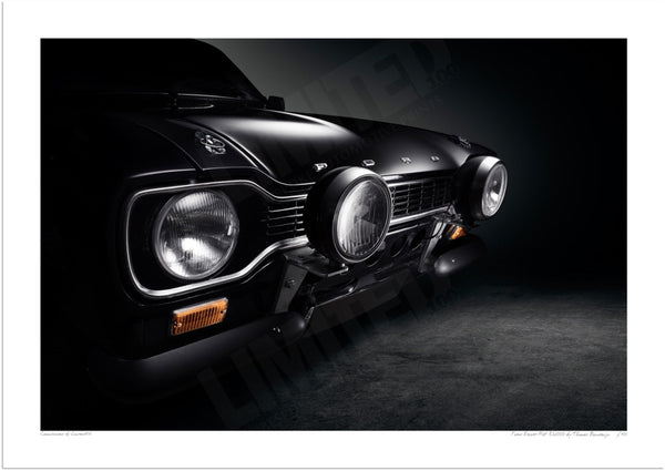 Ford Escort Mk1 RS2000 A3 (297 x 420 mm / 11.7 x 16.5 in) / Print Only (Fine Art Paper) / No Mount