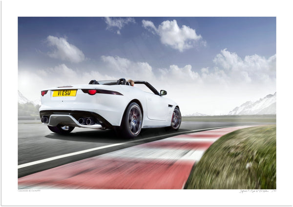 Jaguar F-Type A3 (297 x 420 mm / 11.7 x 16.5 in) / Print-Only (Fine Art Paper) / No Mount