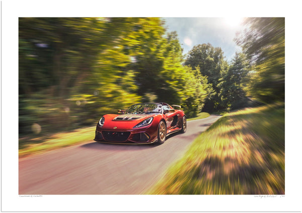 Lotus Exige at Prescott Hill Climb A3 (297 x 420 mm / 11.7 x 16.5 in) / Print-Only (Fine Art Paper) / No Mount