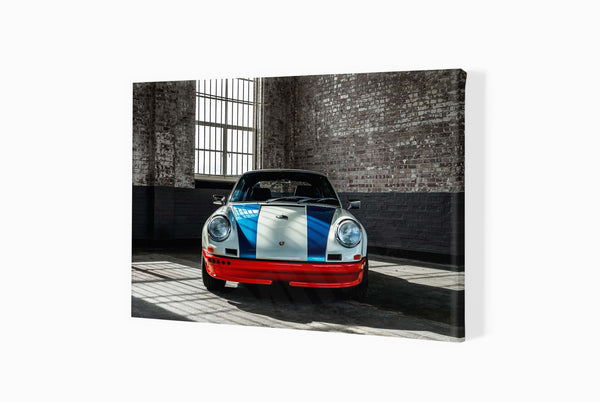 Magnus Walker Outlaw 911 ’STR 02’ at Bicester Heritage A3 (297 x 420 mm / 11.7 x 16.5 in) / Canvas Print (Mounted on