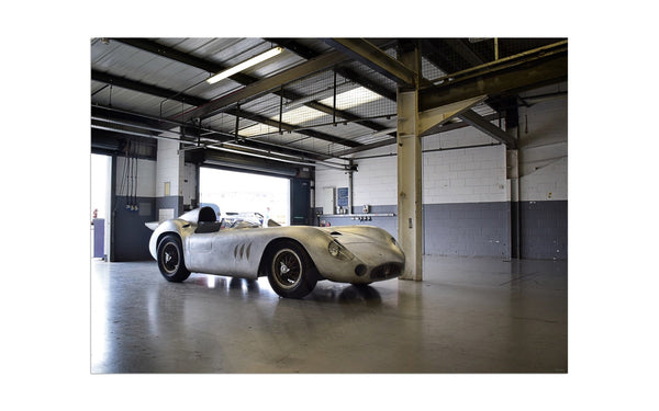 Maserati 300S at Silverstone A3 (297 x 420 mm / 11.7 x 16.5 in) / Aluminium Composite / No Mount