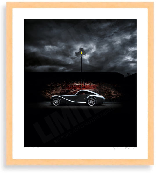 Morgan AeroMax (storm) S (333mm x 297) / Wood Frame (Printed on Fine Art Paper) / No Mount