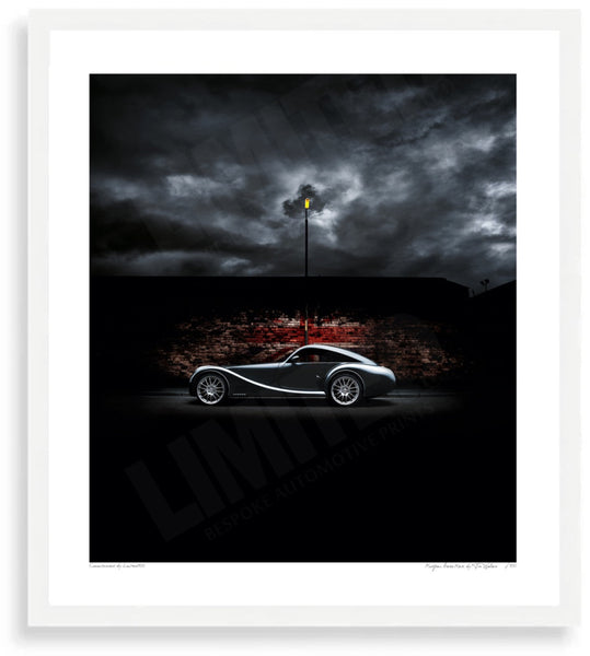 Morgan AeroMax (storm) S (333mm x 297) / White Wood Frame (Printed on Fine Art Paper) / No Mount