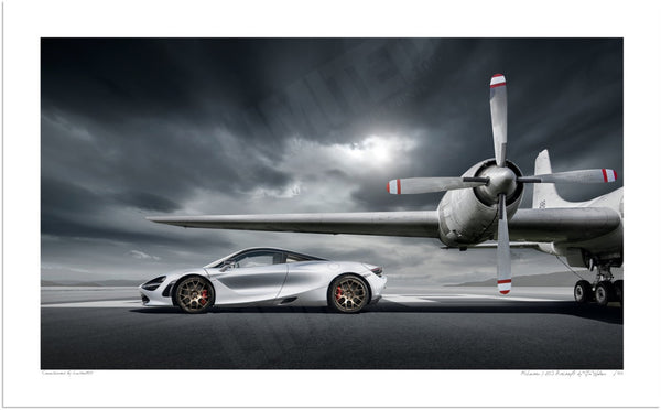 McLaren 720S Aircraft S (420mm x 260) / Print-Only (Fine Art Paper) / No Mount
