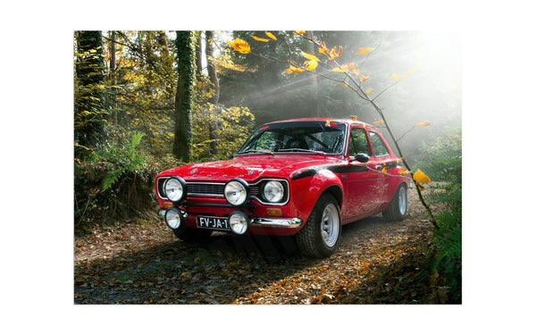Ford Escort Mexico A3 (297 x 420 mm / 11.7 x 16.5 in) / Aluminium Composite / No Mount