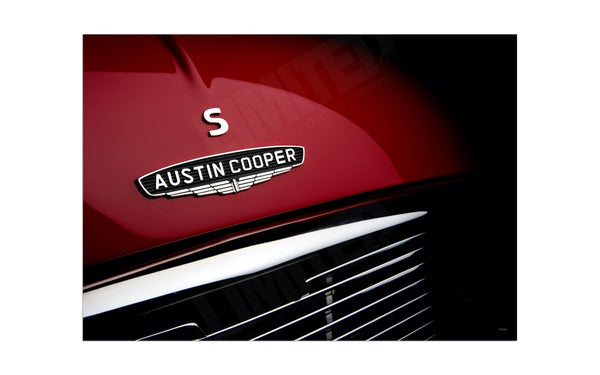 1967 Austin Mini Cooper S detail (landscape) A3 (297 x 420 mm / 11.7 x 16.5 in) / Aluminium Composite / No Mount