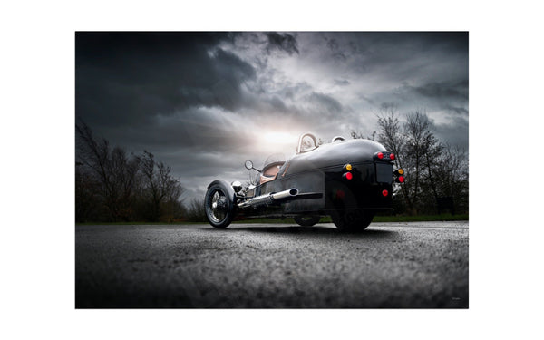 Morgan 3 Wheeler (rear) A3 (297 x 420 mm / 11.7 x 16.5 in) / Aluminium Composite / No Mount