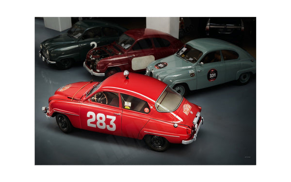 Saab 96 Monte Carlo 850 S (420 x 281 mm) / Aluminium Composite / No Mount