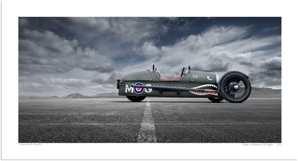 Morgan 3 Wheeler (MOG) S (420mm x 226) / Print-Only (Fine Art Paper) / No Mount