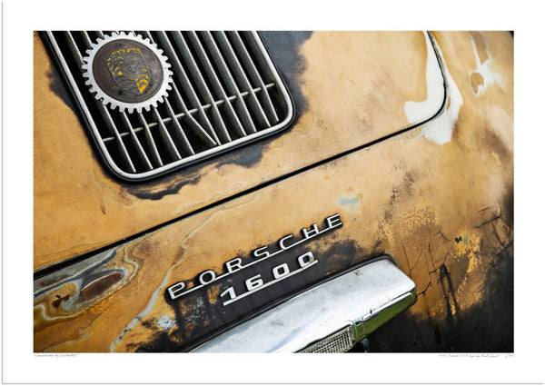 1956 Porsche 356A Coupe at Bicester Heritage A3 (297 x 420 mm / 11.7 x 16.5 in) / Print-Only (Fine Art Paper) / No Mount