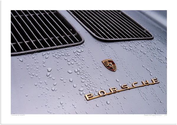 Porsche 356A Coupe detail A3 (297 x 420 mm / 11.7 x 16.5 in) / Print-Only (Fine Art Paper) / No Mount