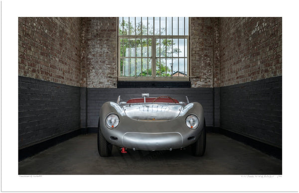 1958 Porsche 718 RSK at Bicester Heritage S (420mm x 270) / Print-Only (Fine Art Paper) / No Mount