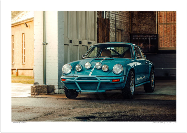 Porsche 911 Safari A3 (297 x 420 mm / 11.7 x 16.5 in) / Print-Only (Fine Art Paper) / No Mount