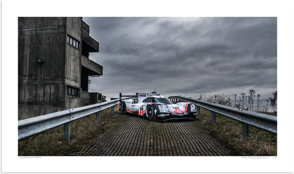 Porsche 919 Hybrid (front three-quarter view) S (247 x 420 mm) / Print-Only (Fine Art Paper) / No Mount