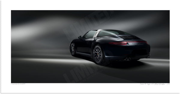 Porsche 911 Targa 4 GTS (991) S (420mm x 219) / Print-Only (Fine Art Paper) / No Mount