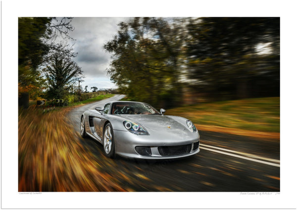 Porsche Carrera GT A3 (297 x 420 mm / 11.7 x 16.5 in) / Print-Only (Fine Art Paper) / No Mount