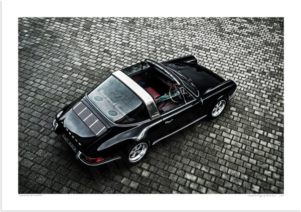 Porsche 911 Targa at Rennsport A3 (297 x 420 mm / 11.7 x 16.5 in) / Print-Only (Fine Art Paper) / No Mount