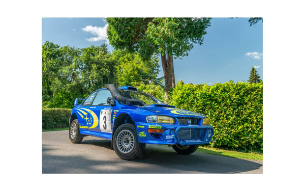 Subaru Impreza WRC at Shelsley Walsh Hill Climb A3 (297 x 420 mm / 11.7 x 16.5 in) / Aluminium Composite / No Mount