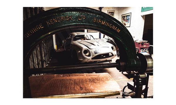 Aston Martin DB4 GT Zagato at Duke of London A3 (297 x 420 mm / 11.7 x 16.5 in) / Aluminium Composite / No Mount