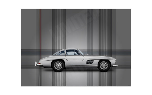 Mercedes-Benz 300 SL A3 (297 x 420 mm / 11.7 x 16.5 in) / Aluminium Composite / No Mount
