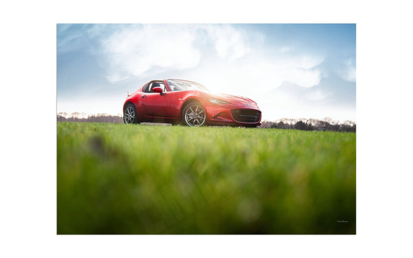 Mazda MX-5 RF A3 (297 x 420 mm / 11.7 x 16.5 in) / Aluminium Composite / No Mount