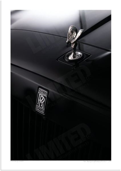 Rolls-Royce Spirit of Ecstasy A3 (297 x 420 mm / 11.7 x 16.5 in) / Print-Only (Fine Art Paper) / No Mount
