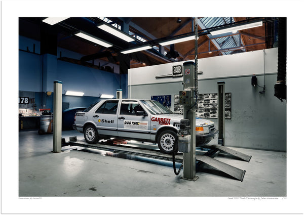 Saab 9000 Turbo Talladega A3 (297 x 420 mm / 11.7 x 16.5 in) / Print-Only (Fine Art Paper) / No Mount