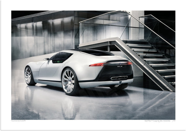 Saab Aero X Concept A3 (297 x 420 mm / 11.7 x 16.5 in) / Print-Only (Fine Art Paper) / No Mount
