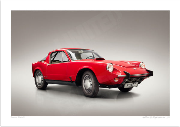 Saab Sonett II A3 (297 x 420 mm / 11.7 x 16.5 in) / Print-Only (Fine Art Paper) / No Mount