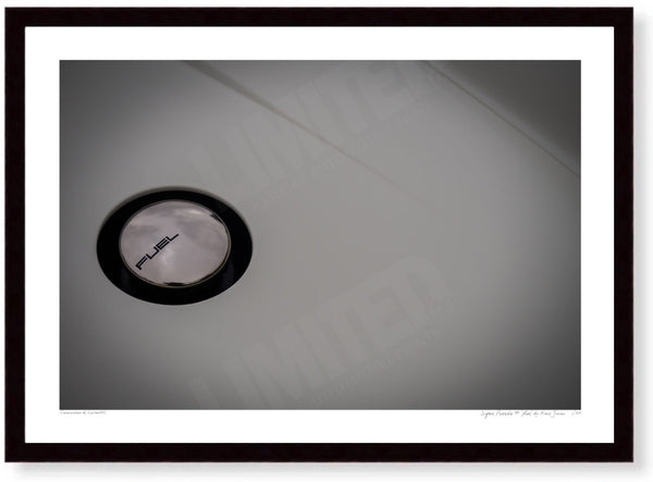 Singer Porsche 911 ’fuel’ A3 (297 x 420 mm / 11.7 x 16.5 in) / Black Wood Frame (Printed on Fine Art Paper) / No Mount