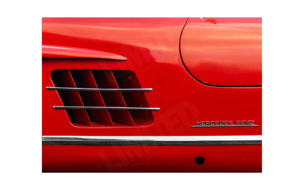 1956 Mercedes-Benz 300 SL (side) A3 (297 x 420 mm / 11.7 x 16.5 in) / Aluminium Composite / No Mount