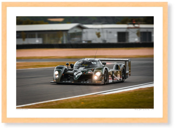 Bentley Speed 8 A3 (297 x 420 mm / 11.7 x 16.5 in) / Wood Frame (Printed on Fine Art Paper) / No Mount