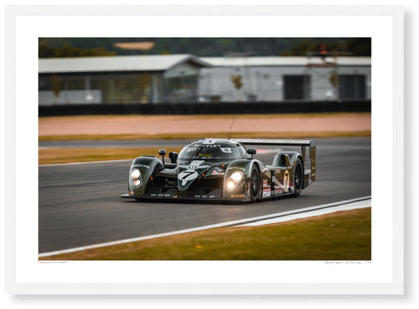 Bentley Speed 8 A3 (297 x 420 mm / 11.7 x 16.5 in) / White Wood Frame (Printed on Fine Art Paper) / No Mount