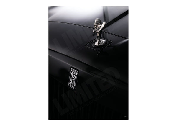 Rolls-Royce Spirit of Ecstasy A3 (297 x 420 mm / 11.7 x 16.5 in) / Aluminium Composite / No Mount
