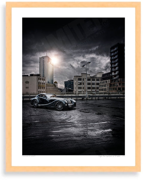 Morgan Aero SuperSports S (381mm x 297) / Wood Frame (Printed on Fine Art Paper) / No Mount