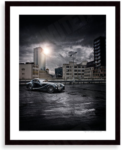 Morgan Aero SuperSports S (381mm x 297) / Black Wood Frame (Printed on Fine Art Paper) / No Mount