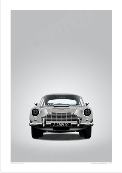 Aston Martin DB5 A 4269 00 (Type E) A3 (297 x 420 mm / 11.7 x 16.5 in) / Print-Only (Fine Art Paper) / No Mount