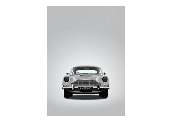 Aston Martin DB5 A 4269 00 (Type E) A3 (297 x 420 mm / 11.7 x 16.5 in) / Aluminium Composite / No Mount
